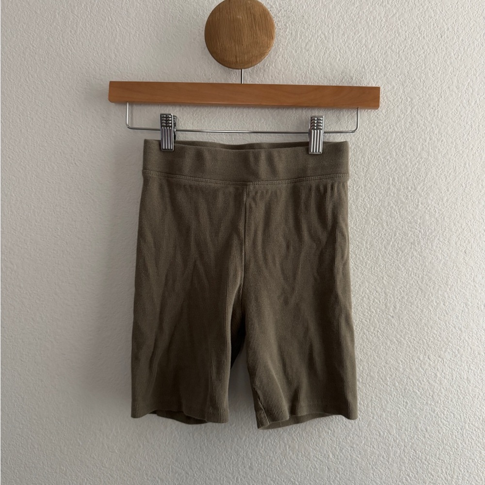 Talentless Ribbed Biker Shorts